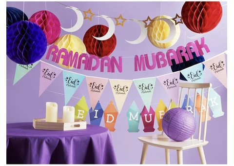 Buy Ramadan Decorations Online, Eid Decoration Set - Eid Party