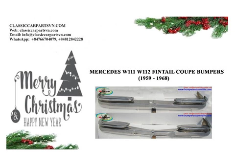 Mercedes W111 W112 Fintail coupe convertible (1959 - 1968) bumpers