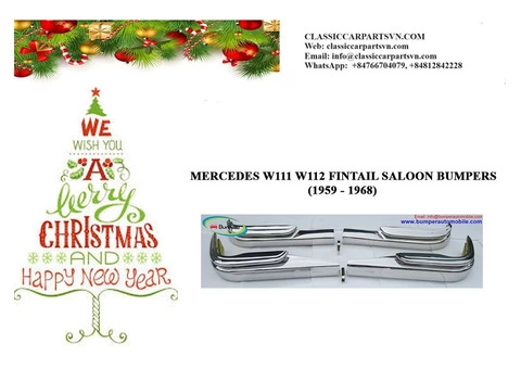 Mercedes W111 W112 Fintail Saloon bumpers (1959 - 1968)