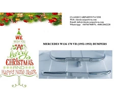 Mercedes W136 170Vb bumper (1952–1953) by stainless steel