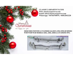 Mercedes Ponton 6cylinder Saloon bumpers W105 W180 W128 (1954-1959)