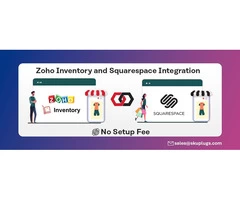 Save time and effort while maximizing sales opportunities by using Zoho Squarespace Integration