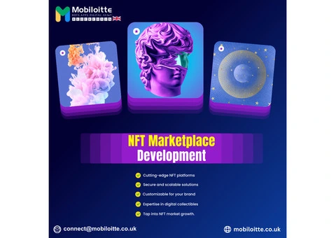NFT Marketplace Development:Digital Asset Ownership with -Mobiloitte UK