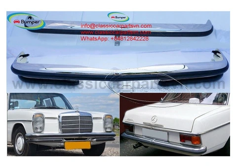Mercedes W114 W115 Sedan Series 1 (1968-1976) bumpers with front lower - 1/3