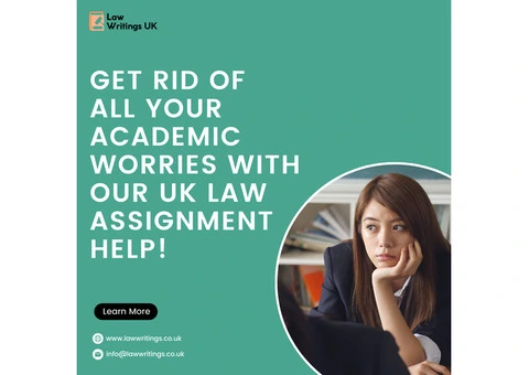Get the top notch help in law assignment in the UK