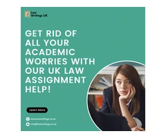Get the top notch help in law assignment in the UK