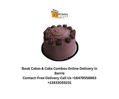 Book Cakes & Cake Combos Online Delivery in Barrie