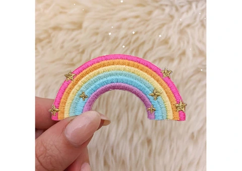 Elevate Your Style with Custom Chenille Rainbow Patches - 2/2