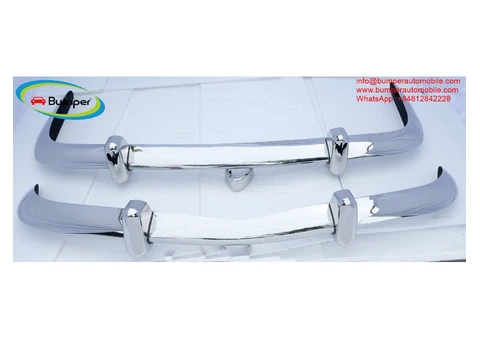 Volkswagen Karmann Ghia Euro style bumper (1967-1969) by stainless steel - 3/4
