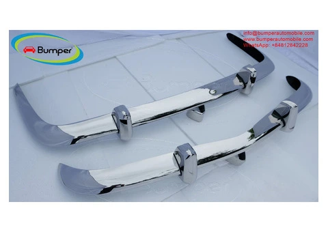 Volkswagen Karmann Ghia Euro style bumper (1967-1969) by stainless steel - 4/4