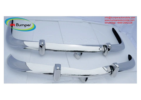 Volkswagen Karmann Ghia Euro style bumper (1970-1971) by stainless steel - 2/4