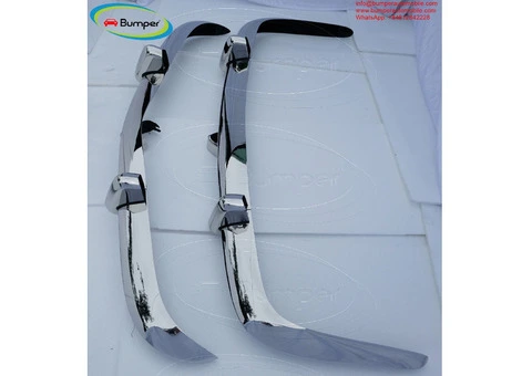 Volkswagen Karmann Ghia Euro style bumper (1970-1971) by stainless steel - 3/4