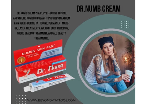 Dr.Numb The Best Skin Numbing Cream | Beyond Tattoos
