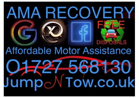 AMA RECOVERY | St Albans Car Recovery