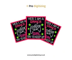 Level up your style with these epic gamer embroidery patches