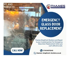 Thames Shopfront: Your Reliable Partner for Emergency Glass Door Replacement