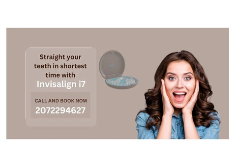 Straight your teeth in shortest time with Invisalign i7