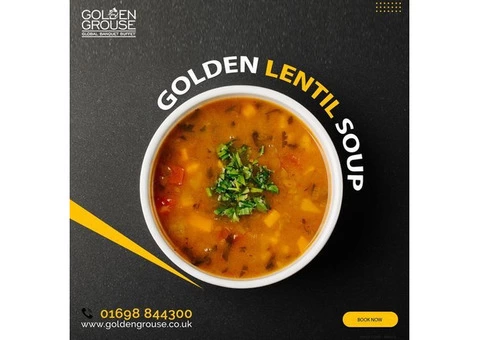 Enjoy our mouth-watering Golden Lentil Soup now!
