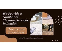 We Provide a Number of Cleaning Services in London