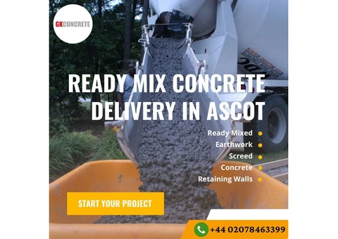 Top Ready Mix Concrete Delivery In Ascot, UK