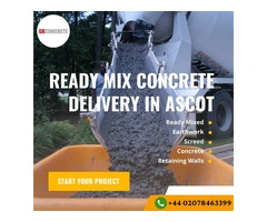 Top Ready Mix Concrete Delivery In Ascot, UK