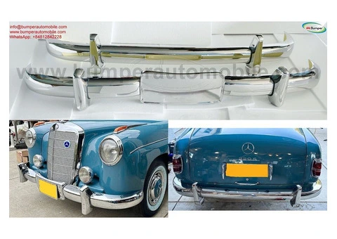Mercedes Ponton W180 W128 bumpers 220A 220S by stainless steel - 1/4