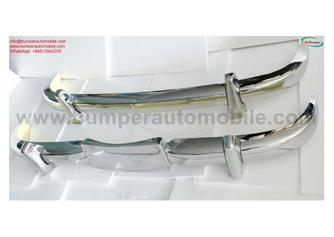 Mercedes Ponton W180 W128 bumpers 220A 220S by stainless steel - 3/4