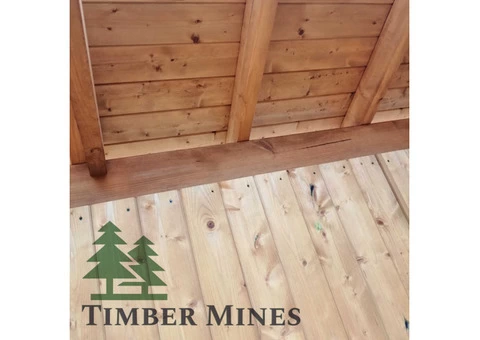 T & G Cladding 22mm x 125mm 4.2m £11.10 ea. TIMBERMINES WN6 7TP - 2/7