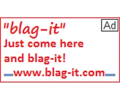 Talk about all sorts of things on the blag-it forum
