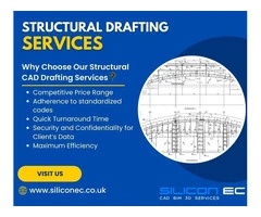 Get the Best Structural CAD Drafting Services in Manchester, UK at Low Cost