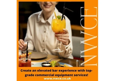 Create an elevated bar experience with top-grade commercial equipment services!