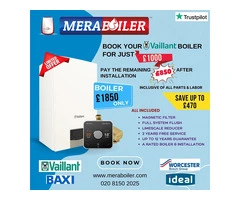 BOILER From £1550 only (Inclusive of all parts an labor)