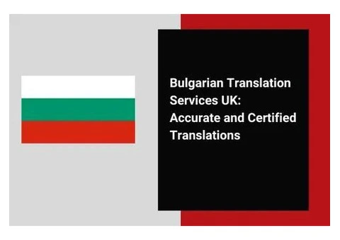 Professional Bulgarian Translation Services