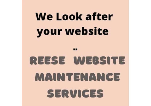 Reese website maintenance services