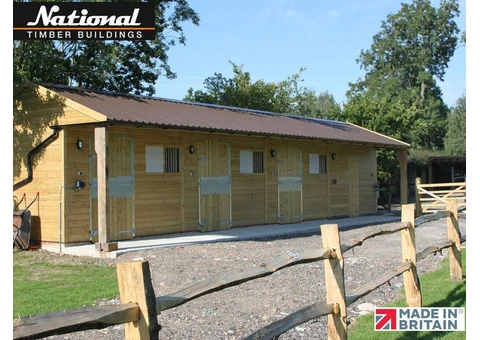 Explore Quality Wooden Stables for Sale in the UK