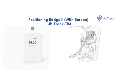 Positioning Badge II (With Screen) - UbiTrack-TB3