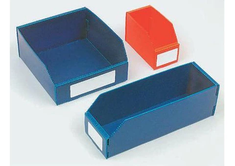 Buy RS Pro Red PP Twinwall Storage Bin Product