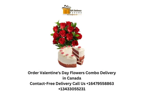 Order Valentine's Day Flowers Combo Delivery in Canada - 3/4