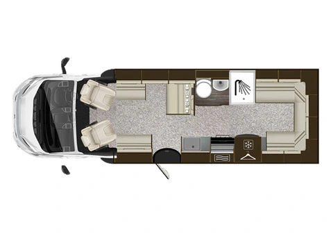 2018 AUTOTRAIL TRIBUTE T-736 MOTORHOME, VERY LOW MILEAGE - 14/16